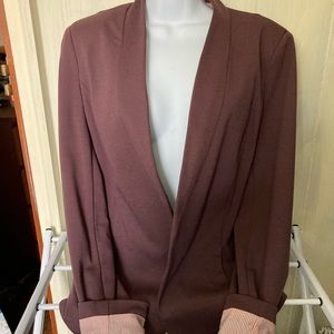 Purple blazer